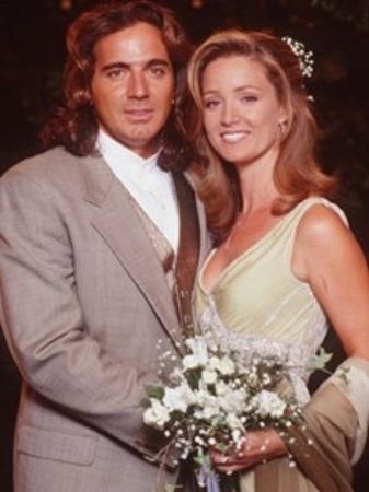 Thorsten Kaye and his wife, Susan Haskell wedding. 